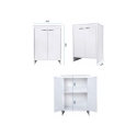 Mobile bagno lavanderia bianco in PVC con 2 ante FB9002K Negari Catalogo