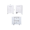 Mobile bagno lavanderia bianco in PVC con 2 ante FB9002K Negari Catalogo