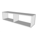 Letto a scomparsa matrimoniale 160x190cm con colonna e pensili Kentaro Misure