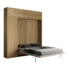 Letto a scomparsa matrimoniale 160x190cm con colonna e pensili Kentaro Stock