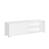 Porta TV design moderno con vano a giorno e ripiani 150x40x40 Lumina Sconti