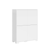 Credenza alta 4 ante per soggiorno cucina salvaspazio 90x35x120 Lumina Sconti