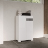 Credenza alta 2 ante madia moderna salvaspazio 70x35x110 Riflesso Vendita