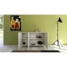 Madia 3 ante minimal salotto sala pranzo ingresso 130x40x84 Solaria Stock
