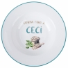 Set 6 piatti fondi porcellana design decorazione assortita Le Travisate Saldi
