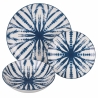 Servizio piatti da tavola 18 pezzi stile orientale giapponese The Blue Saldi
