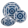 Servizio piatti da tavola 18 pezzi stile orientale giapponese The Blue Offerta