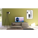 Porta TV minimal 1 vano e 2 cassetti salotto living 160x42x40 Solaria Stock
