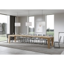 Tavolo allungabile moderno 16 persone 90x160-420 Spimbo Saldi