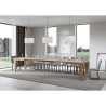 Tavolo allungabile moderno 16 persone 90x160-420 Spimbo Saldi