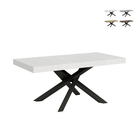 Tavolo allungabile 12 persone design moderno 90×180-284 Volantis Promozione