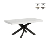 Tavolo allungabile 12 persone design moderno 90×180-284 Volantis Promozione