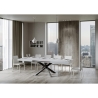 Tavolo allungabile 12 persone design moderno 90×180-284 Volantis Acquisto