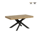 Tavolo allungabile design urban moderno 18 persone  90×160-420 Volantis Offerta