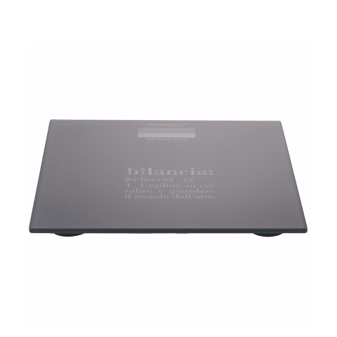 Bilancia pesapersone digitale in vetro 180kg grigio Victionary Promozione