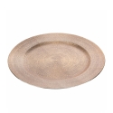 Set 6 sottopiatti da tavola con decorazione a rilievo oro 33cm XMas Promozione