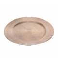Set 6 sottopiatti da tavola con decorazione a rilievo oro 33cm XMas Promozione