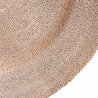Set 6 sottopiatti da tavola con decorazione a rilievo oro 33cm XMas Vendita