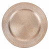 Set 6 sottopiatti da tavola con decorazione a rilievo oro 33cm XMas Offerta