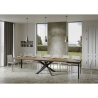 Tavolo allungabile moderno soggiorno living 90×120-380 Volantis Evolution Stock