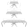 Tavolo allungabile moderno soggiorno living 90×120-380 Volantis Evolution Prezzo