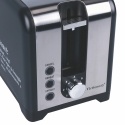 Tostapane elettrico 2 fette timer design industrial nero Victionary Catalogo