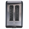 Tostapane elettrico 2 fette timer design industrial nero Victionary Scelta