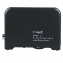 Tostapane elettrico 2 fette timer design industrial nero Victionary Sconti