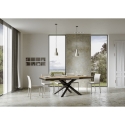 Tavolo allungabile design moderno industrial 90×160-420 Volantis Evolution Offerta