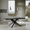 Tavolo allungabile moderno gambe a incrocio 90×180-440 Volantis Evolution Vendita