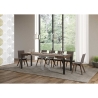 Tavolo allungabile quadrato moderno industriale 90×90-246 Everyday Catalogo