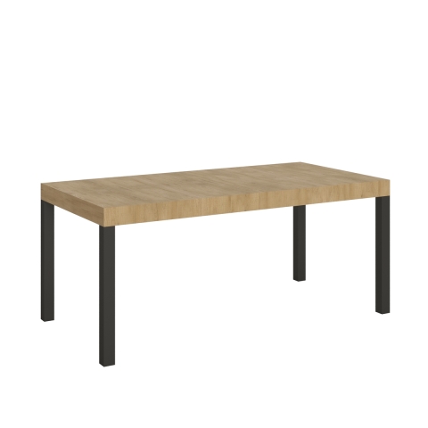 Tavolo allungabile industriale metallo legno 18 persone 90×180-440 Everyday Promozione