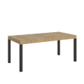 Tavolo allungabile industriale metallo legno 18 persone 90×180-440 Everyday Promozione