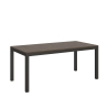 Tavolo allungabile industrial minimal legno ferro 90×180-440 Everyday Evolution Sconti