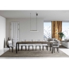 Tavolo allungabile industrial minimal legno ferro 90×180-440 Everyday Evolution Catalogo