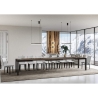Tavolo allungabile industrial minimal legno ferro 90×180-440 Everyday Evolution Stock