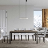 Tavolo allungabile industrial minimal legno ferro 90×180-440 Everyday Evolution Vendita