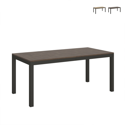 Tavolo allungabile industrial minimal legno ferro 90×180-440 Everyday Evolution Promozione