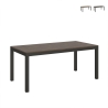 Tavolo allungabile industrial minimal legno ferro 90×180-440 Everyday Evolution Promozione