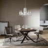 Tavolo allungabile sala pranzo cucina 8 persone 90×120-180 Ganty Vendita