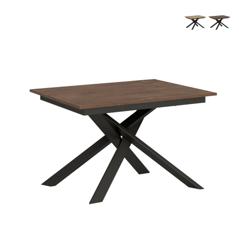 Tavolo allungabile sala pranzo cucina 8 persone 90×120-180 Ganty Promozione