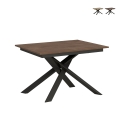 Tavolo allungabile sala pranzo cucina 8 persone 90×120-180 Ganty Promozione
