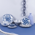 Servizio piatti da tavola 18 pezzi stile orientale giapponese The Blue Modello