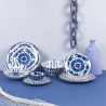 Servizio piatti da tavola 18 pezzi stile orientale giapponese The Blue Modello