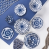Servizio piatti da tavola 18 pezzi stile orientale giapponese The Blue Vendita