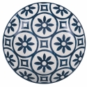 Set piatti tavola 18 pezzi design mediterraneo in porcellana Paxos Sconti
