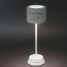 Lampada da tavolo ricaricabile LED sensore touch bianca Victionary Catalogo