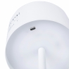 Lampada da tavolo ricaricabile LED sensore touch bianca Victionary Stock