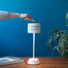 Lampada da tavolo ricaricabile LED sensore touch bianca Victionary Vendita