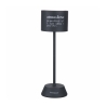 Lampada LED nera da tavolo touch ricaricabile e regolabile Victionary Promozione